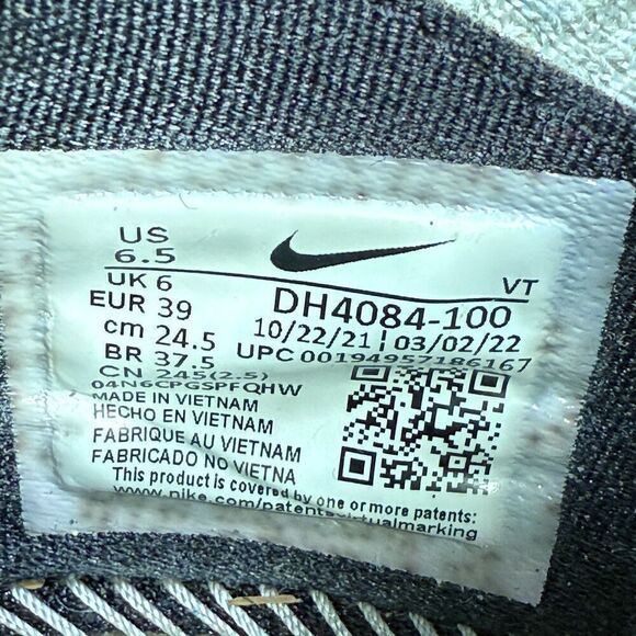 Nike Shoes Womens Size 8 Vapormax 2021 Flyknit Grey Running Sneakers DH4084-100 - Picture 9 of 9